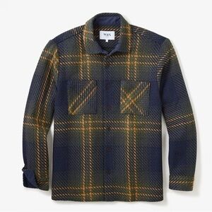 WAX Men's Black and Brown Casual Button Down Shirt